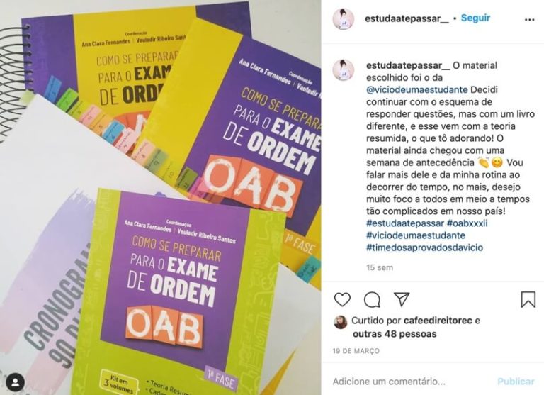 Livro OAB - Vício de uma Estudante